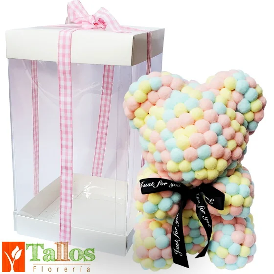 osito de algodón multicolor para regalar detalle tierno y original con entrega en Lima